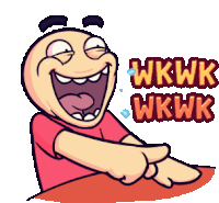 Ketawa Wkwkwkwkkw Sticker - Ketawa Wkwkwkwkkw Lolol Stickers