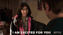 I Am Excited For You Emily Cooper GIF - I Am Excited For You Emily Cooper Lily Collins GIFs