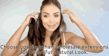 Hair Wefts Wholesale Bangs Hair GIF - Hair Wefts Wholesale Bangs Hair Halo Couture GIFs