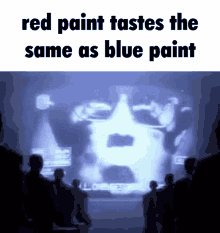 Red Paint Blue Paint GIF - Red Paint Blue Paint Blue GIFs