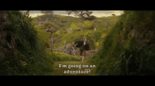 I'M Going On An Adventure! GIF - The Hobbit Lord Of The Rings Bilbo Baggins GIFs