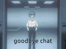 Kaworu Nagisa Goodbye Chat GIF - Kaworu Nagisa Goodbye Chat Evangelion GIFs