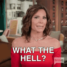 What The Hell Real Housewives Of New York GIF - What The Hell Real Housewives Of New York What The Heck GIFs