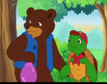Franklin The Turtle Worried GIF - Franklin The Turtle Worried Bear GIFs