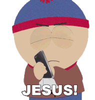 Jesus Stan Marsh Sticker - Jesus Stan Marsh South Park Stickers
