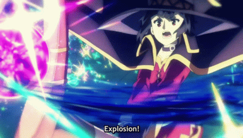 Explosion Konosuba GIF - Explosion Konosuba Megumin GIFs