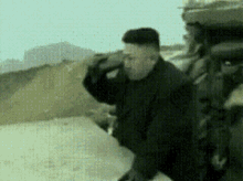 Kim Jong Un Binoculars GIFs | Tenor