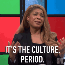 Its The Culture Period Queen Latifah GIF - Its The Culture Period Queen Latifah Saturday Night Live GIFs