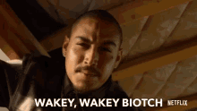 Wakey Wakey Biotch Wake Up GIF - Wakey Wakey Biotch Wake Up Wake Up Bitch GIFs