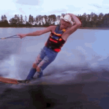 Water Skiing Alan Jackson GIF - Water Skiing Alan Jackson Chattahoochee Song GIFs
