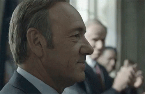 Frank Underwood Quiet Shared Disdain GIF - House Of Cards Frank Underwood Kevin Spacey GIFs