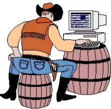 Barrel Cowboy GIF - Barrel Cowboy Computer GIFs