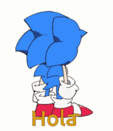 Sonic Hola GIF - Sonic Hola Cute GIFs