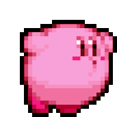 Kirby Pink Sticker - Kirby Pink Cute Stickers