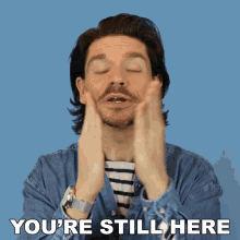Youre Still Here Robin James GIF - Youre Still Here Robin James You Still Here GIFs