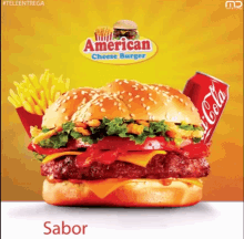 american cheeseburger