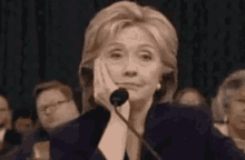 Hillary Clinton / Que Tédio / Hrc / GIF - Hillary Clinton Bored Stare GIFs