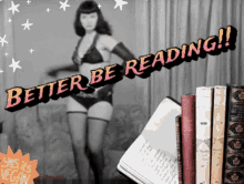 Better Be Reading Bettie Page GIF - Better Be Reading Reading Bettie Page GIFs
