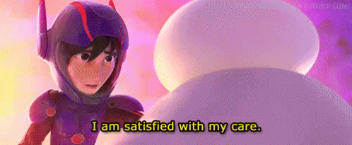 I Am Satisfied With My Care - Satisfied GIF - Satisfied Baymax Big Hero Six  - Discover & Share GIFs