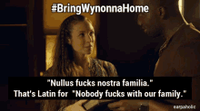 Nullus Fucks Nostra Familia Wynonna Earp GIF - Nullus Fucks Nostra Familia Wynonna Earp Wynonna GIFs