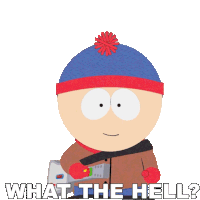 What The Hell Stan Sticker - What The Hell Stan South Park Stickers
