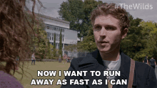 Now I Want To Run Away As Fast As I Can The Wilds GIF - Now I Want To Run Away As Fast As I Can The Wilds I Feel Like Running Away GIFs