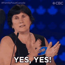 yes yes family feud canada yup clapping yeah yes yes family feud canada yup clapping yeah