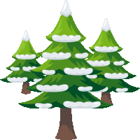 Pine Tree Winter Joy Sticker - Pine Tree Winter Joy Joypixels Stickers