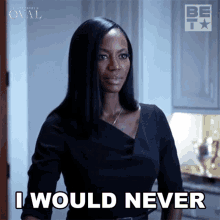 I Would Never Priscilla Owens GIF - I Would Never Priscilla Owens The Oval GIFs