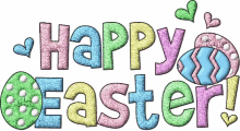 Happy Easter Easter Eggs GIF - Happy Easter Easter Eggs Glitter GIFs