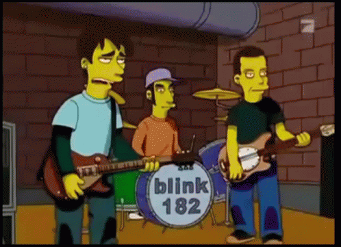 Blink182 Simpsons GIF - Blink182 Simpsons GIFs