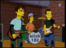 Blink182 Simpsons GIF - Blink182 Simpsons GIFs