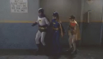 Bat Man Bat Girl GIF - Bat Man Bat Girl Robin GIFs