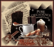 Good Morning Decadence GIF - Good Morning Decadence Chocolate GIFs