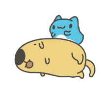 Cat Dog GIF - Cat Dog Capoo GIFs