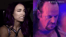 Sasha Banks Possessed GIF - Sasha Banks Possessed Undertaker GIFs