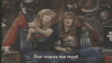 Dave Mustaine And David Ellefson Xd GIF - Dave Mustaine Mad Makes Me Mad GIFs