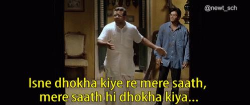 Hera Pheri Isne Dhokha Kiya Re Mere Saath GIF - Hera Pheri Isne Dhokha Kiya Re Mere Saath Mere Saath Hi Dhokha Kiya - Discover &amp; Share GIFs