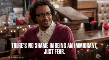 Theres No Shan In Being An Immigrant Just Fear Newcomer GIF - Theres No Shan In Being An Immigrant Just Fear Immigrant Newcomer GIFs