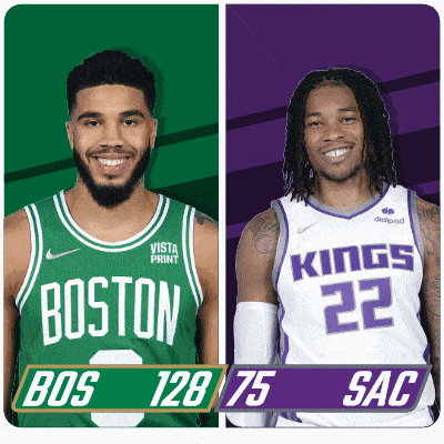 Boston Celtics (128) Vs. Sacramento Kings (75) Post Game GIF - Nba Basketball Nba 2021 GIFs