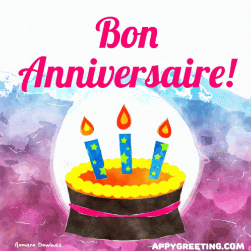 Happy Birthday In French Gifs Tenor