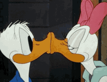 Donald Duck Kiss GIF - Donald Duck Kiss Daisy Duck GIFs