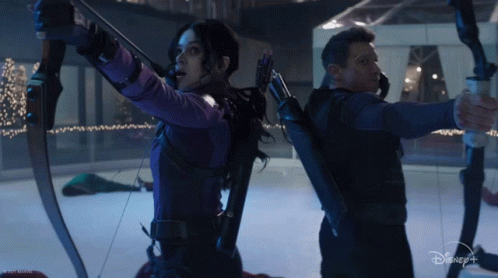 Bow And Arrow Paired Up GIF - Bow And Arrow Paired Up Kate Bishop GIFs