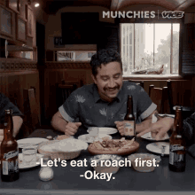 Lets Eat A Roach First Eat The Roach First GIF - Lets Eat A Roach First Eat The Roach First Begin With The Roach GIFs