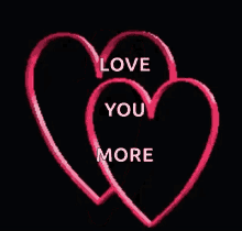 Love You More Hearts GIF - Love You More Hearts Valentines GIFs