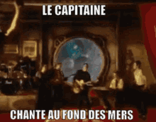 Le Capitaine Laffaire Louis Trio GIF - Le Capitaine Laffaire Louis Trio Chante Au Fond Des Mers GIFs