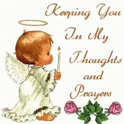 Angel Prayer Youre In My Mind GIF - Angel Prayer Youre In My Mind Prayers GIFs