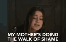 Walkof Shame My Mother GIF - Walkof Shame My Mother Life Of The Party GIFs