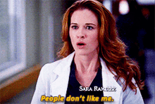 Greys Anatomy April Kepner GIF - Greys Anatomy April Kepner People Dont Like Me GIFs