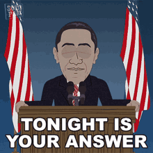 Tonight Is Your Answer Barack Obama GIF - Tonight Is Your Answer Barack Obama South Park GIFs